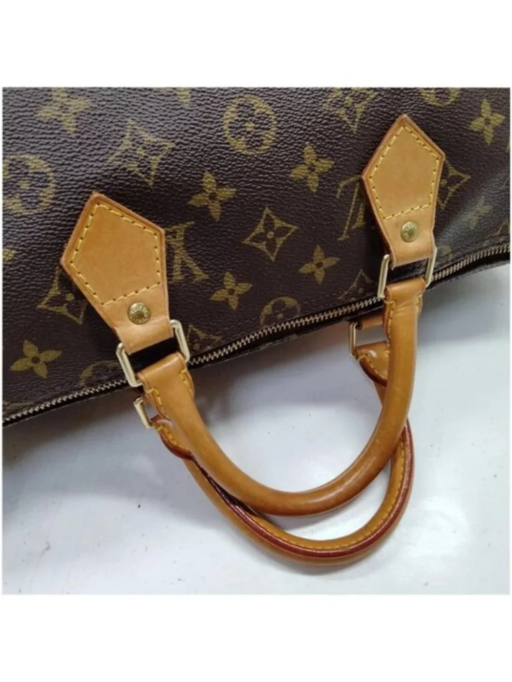 Authentic Louis Vuitton Speedy 35 Monogram Canvas Handbag